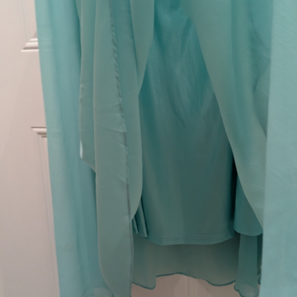 Ever Pretty Strapless Turquoise Dress - Picture 4 of 14